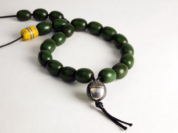 Sterling silver and Copal